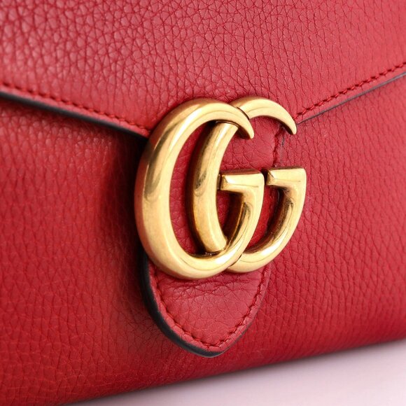 Gucci GG Marmont Chain Wallet Leather Mini reb-590-091825 - Picture 5 of 9